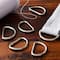 12 Packs: 6 ct. (72 total) 3/4" Metal D-Rings by Loops & Threads™